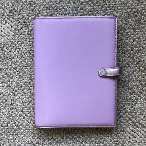 Coach leather agenda/planner